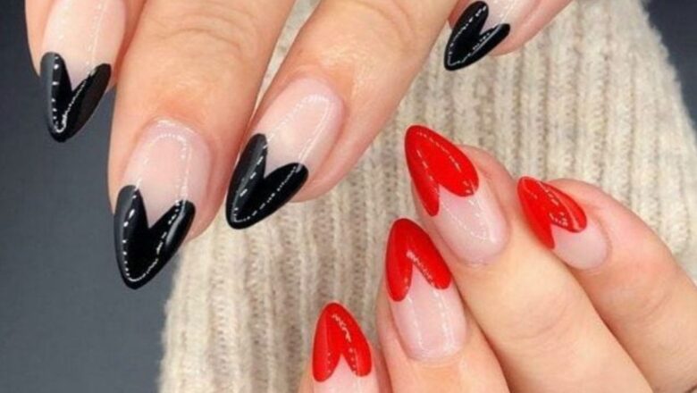 Manicura francesa de corazones, las uñas que arrasan entre las tiktokers
