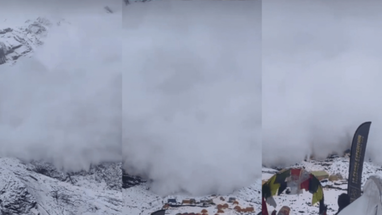 IMPACTANTE VIDEO DE AVALANCHA EN EL HIMALAYA DONDE MURIERON AL MENOS 10 PERSONAS
