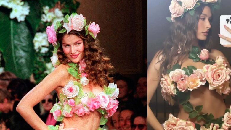 HAILEY BIEBER ES CONSIDERADA LA MEJOR DE HALLOWEEN 2022 CON UN GUIÑO A YVES SAINT LAURENT