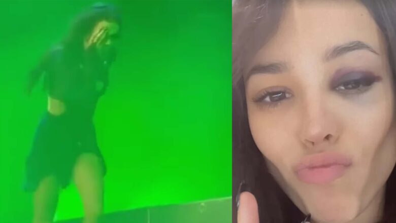 VIDEO: DANNA PAOLA LE PIDE A “CANELO” QUE LA AYUDE CON SU LESIÓN EN EL OJO