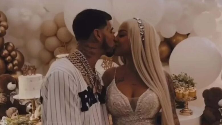 ANUEL AA, EX DE KAROL G, SERÁ PADRE: EN UNA LUJOSA FIESTA DIO A CONOCER EL SEXO DEL BEBÉ