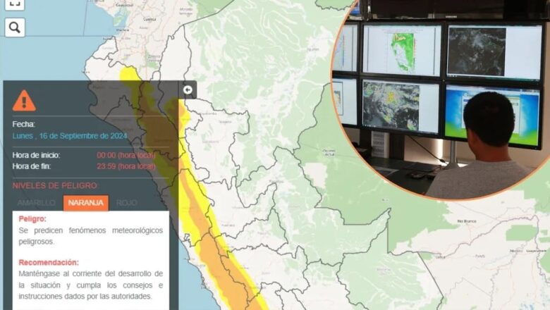 ALERTA NARANJA EN 18 REGIONES DEL PERÚ: SENAMHI PRONOSTICA NUEVO FENÓMENO ‘PELIGROSO’ HASTA EL MIÉRCOLES