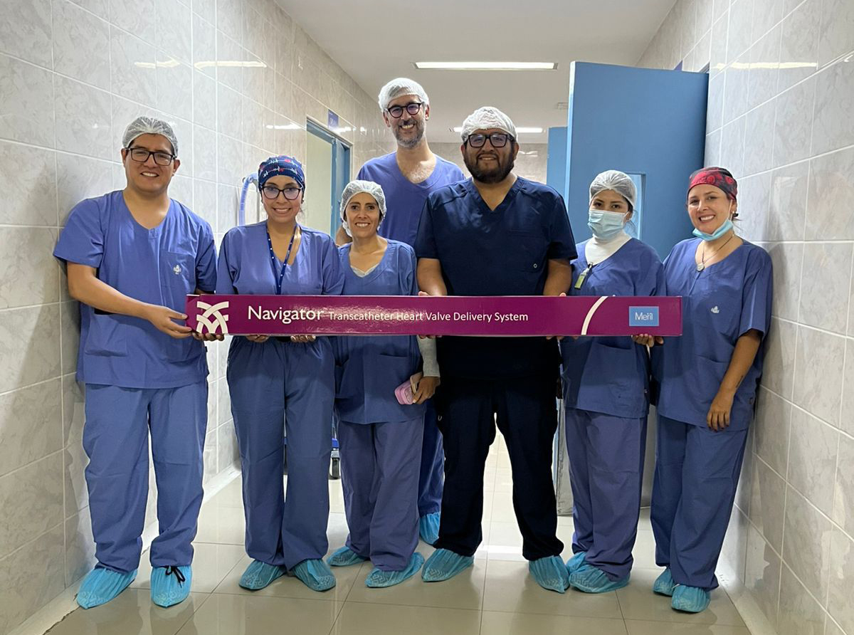 primer implante percutáneo de válvula aórtica