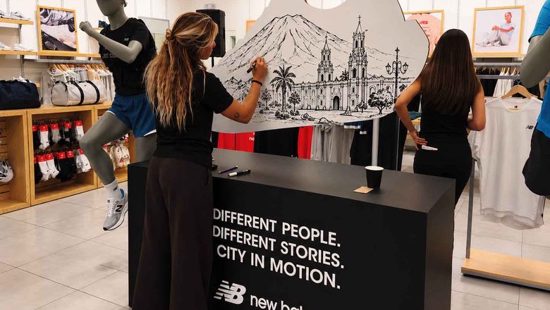New Balance fortalece su presencia en Arequipa con experiencia de marca y arte local