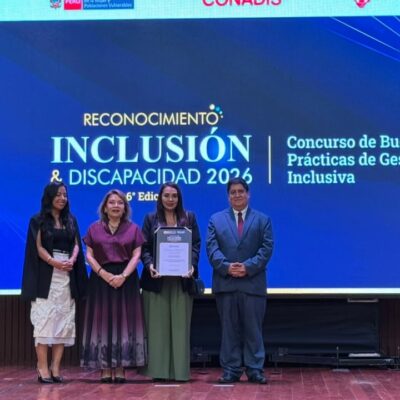 CAJA AREQUIPA FUE RECONOCIDA POR CONADIS POR SEGUNDO AÑO CONSECUTIVO POR SU INICIATIVA DE AGENCIAS INCLUSIVAS
