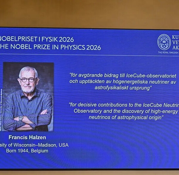 EL NOBEL DE FÍSICA A HALZEN POR EL HALLAZGO DE NEUTRINOS DE ALTA ENERGÍA DE ORIGEN ASTROFÍSICO