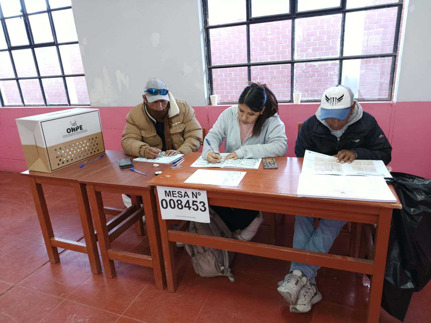 miembros de mesa